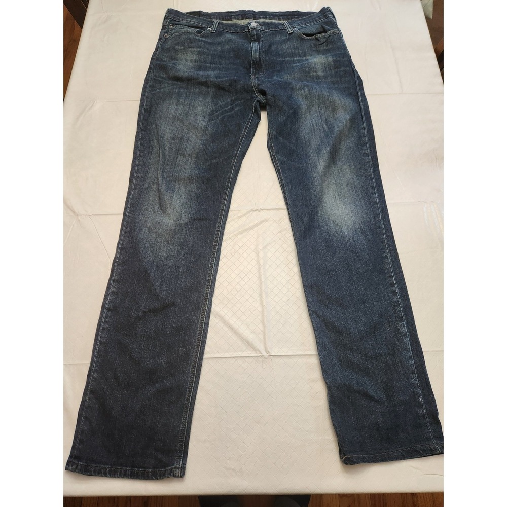 Levis 541 Jeans Mens 40x32 Blue Athletic Straight Leg Denim Stretch Classic